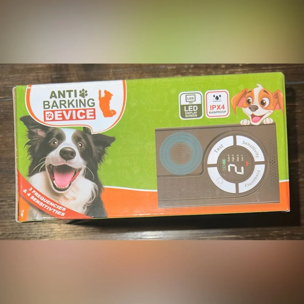 Anti Barking, Rechargeable Ultrasonic Dog Barking Deterrent Device for Dogs -NWT